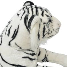 Vidaxl Plišasta Igrača Tiger Bele Barve XXL