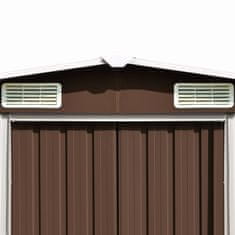Vidaxl Vrtna lopa rjava 257x990x181 cm pocinkano jeklo
