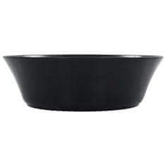 Vidaxl Umivalnik 41x12,5 cm keramičen črn
