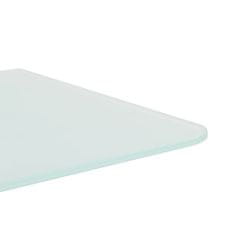 Greatstore Stenska pregrada za pisoar 90x40 cm kaljeno steklo