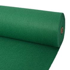 Vidaxl Razstavna Preproga Gladka 1x12 m Zelena
