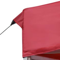 Greatstore Profesionalni šotor za zabave aluminij 6x3 m vinsko rdeč