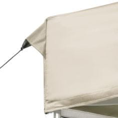 Vidaxl Profesionalni šotor za zabave aluminij 6x3 m krem