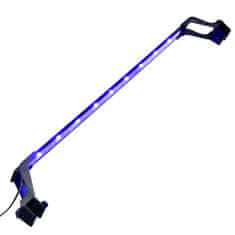 Vidaxl LED svetilka za akvarij s sponama 75-90 cm modra in bela