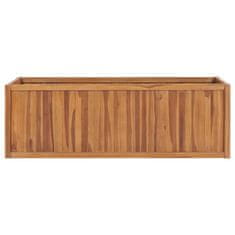 Vidaxl Visoka greda 150x50x50 cm trdna tikovina