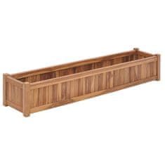 Vidaxl Visoka greda 150x30x25 cm trdna tikovina