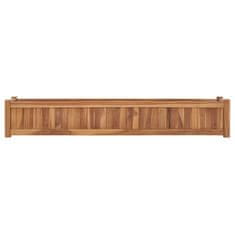 Vidaxl Visoka greda 150x30x25 cm trdna tikovina