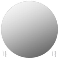 Vidaxl Stensko ogledalo 50 cm okroglo steklo