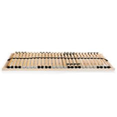 Vidaxl Letveno posteljno dno 2 kosa z 28 letvicami 7 con 80x200 cm