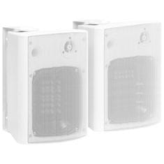 Vidaxl Stenski zvočniki 2 kosa beli notranji in zunanji 120 W