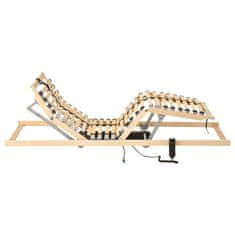 Vidaxl Električno letveno posteljno dno 28 letvic 7 con 80x200 cm