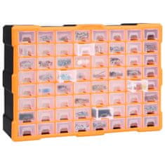 shumee Organizator s 64 predali 52x16x37,5 cm