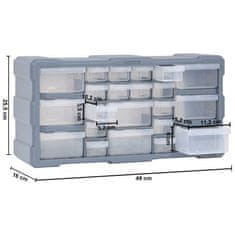 shumee Organizator z 22 predali 49x16x25,5 cm