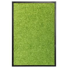 Vidaxl Pralni predpražnik zelen 40x60 cm