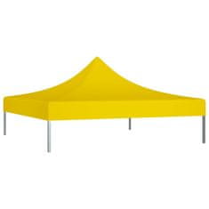 Vidaxl Streha za vrtni šotor 2x2 m rumena 270 g/m2