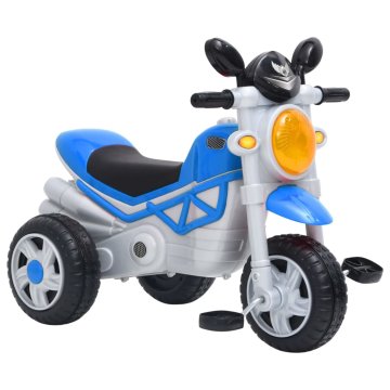 Vidaxl Otroški tricikel moder