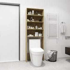 Vidaxl Omara za pralni stroj sonoma hrast 64x24x190 cm