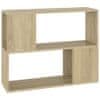 TV omarica sonoma hrast 80x24x63 cm iverna plošča