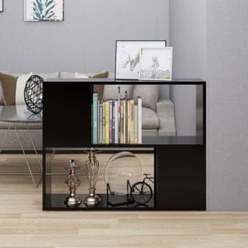 Vidaxl vidaXL TV omarica, črna, 80x24x63 cm, material na osnovi lesa