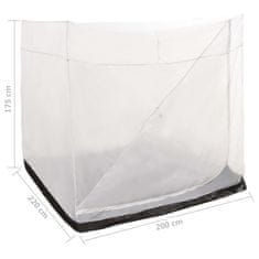 Vidaxl Univerzalna spalnica za šotor siva 200x220x175 cm