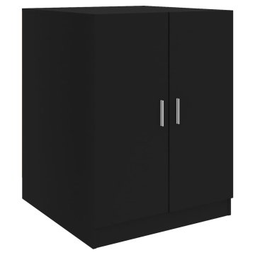 Vidaxl Omara za pralni stroj črna 71x71,5x91,5 cm