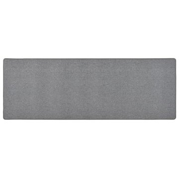 Vidaxl Tepih tekač temno siv 80x250 cm