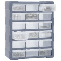 Greatstore Organizator z 18 predali 38x16x47 cm