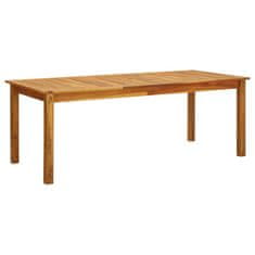 Vidaxl Vrtna miza 200x90x74 cm trden akacijev les