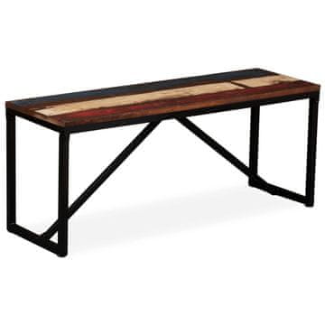 Vidaxl vidaXL Klop iz predelanega lesa 110x35x45 cm