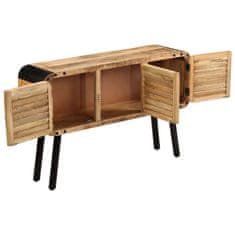 Vidaxl Komoda iz trdnega mangovega lesa 120x30x76 cm