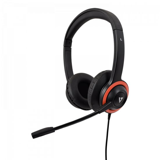 V7 Safe Sound Education slušalke z mikrofonom, žične USB (HU540E)