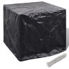 vidaXL IBC pokrivalo za zbiralnik vode z 8 obročki 116x100x120 cm