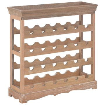 Vidaxl Omarica za vino MDF 70x22,5x70,5 cm rjava