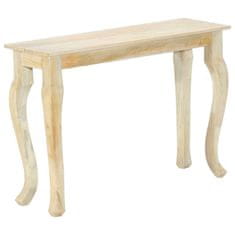 Vidaxl Konzolna mizica 110x35x77 cm masivni mangov les