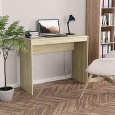 Vidaxl Pisalna miza sonoma hrast 90x40x72 cm iverna plošča