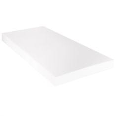 Vidaxl Postelja z vzmetnico črno umetno usnje 160x200 cm
