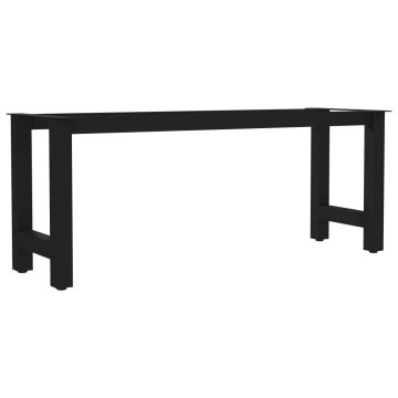 Vidaxl Noge za klop H okvir 145x36x42 cm