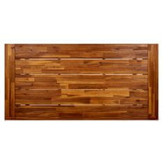 Vidaxl Vrtna miza z nogami U oblike 180x90x75 cm trden akacijev les