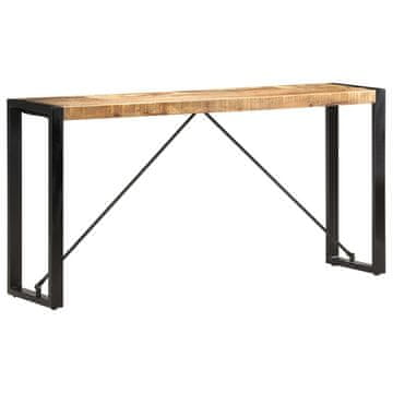 Vidaxl Konzolna mizica 150x35x76 cm trden mangov les