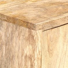 Vidaxl Visoka omarica 80x30x100 cm trden mangov les