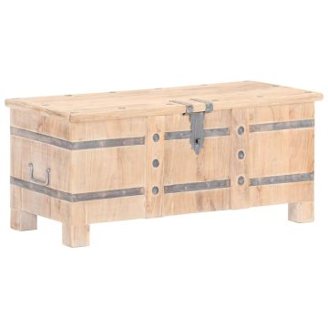 Vidaxl Skrinja 90x40x40 cm trden akacijev les