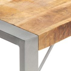 Vidaxl Jedilna miza 220x100x75 cm trden robusten mangov les