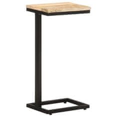 Vidaxl Stranske mizice 2 kosa 31,5x24,5x64,5 cm robusten mangov les