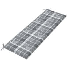 Vidaxl Vrtna kotna klop z blazinami 150 cm trden akacijev les