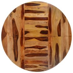 Greatstore Jedilna miza okrogla 175x75 cm akacijev les s palisandrom