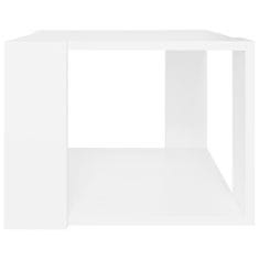 Greatstore Klubska mizica bela 40x40x30 cm iverna plošča