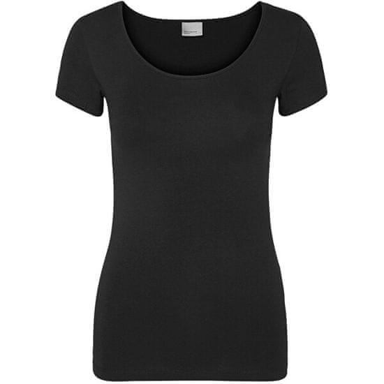 Vero Moda Ženska majica VMMAXI Regular Fit 10148254 Black