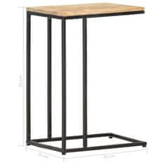 Vidaxl Stranska mizica 35x45x65 cm trden mangov les