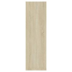 Vidaxl Stenska polica 2 kosa sonoma hrast 50x15x50 cm iverna plošča