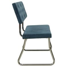 Vidaxl Klop 110 cm moder žamet